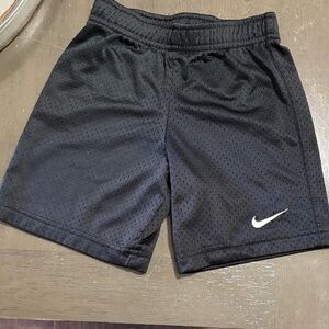 Nike Black Mesh Shorts with White Logo
